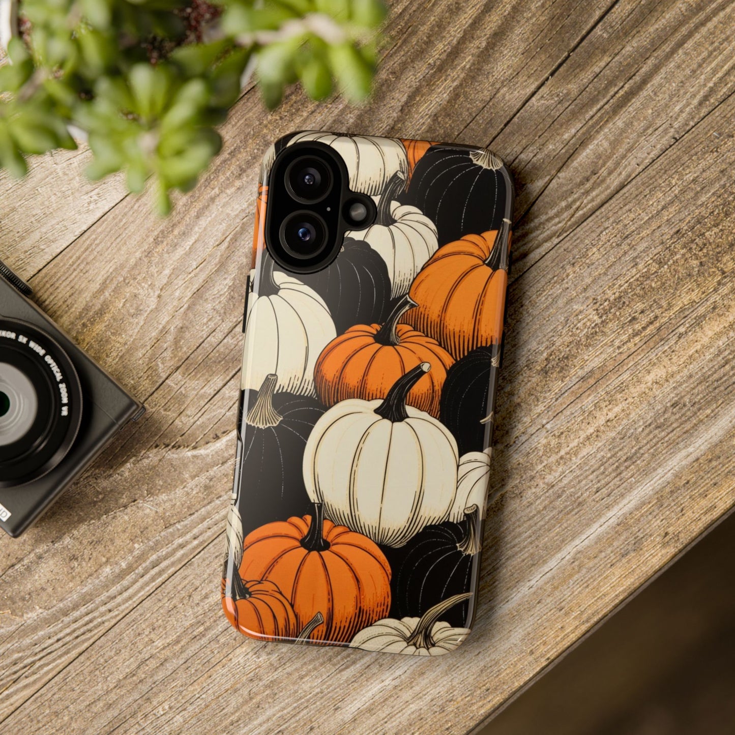 Pumpkin Phone Case, Fall Decor, Halloween Gift, Autumn Aesthetic, Pumpkin Lovers, Cute Phone Cover