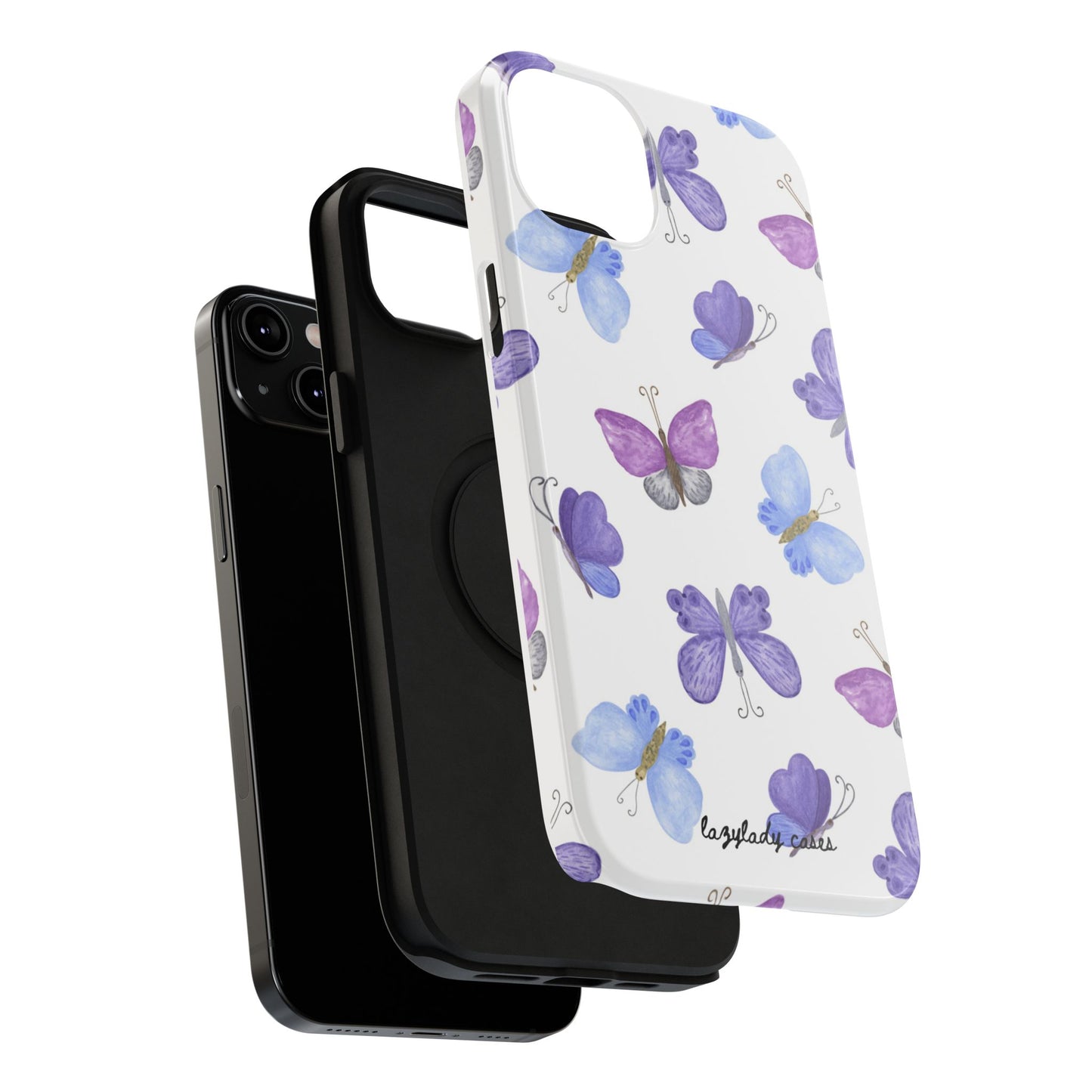 Butterfly Impact-Resistant Phone Case - Stylish & Durable Protection