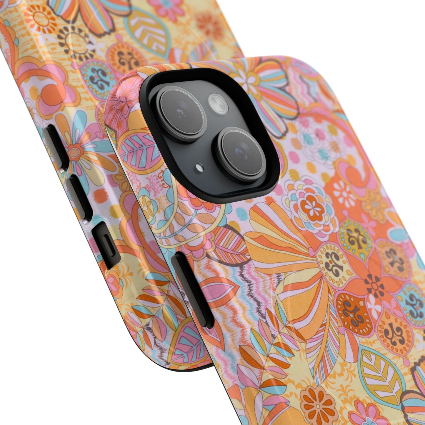 Floral Tough Magnetic Phone Case – Vibrant Floral Design