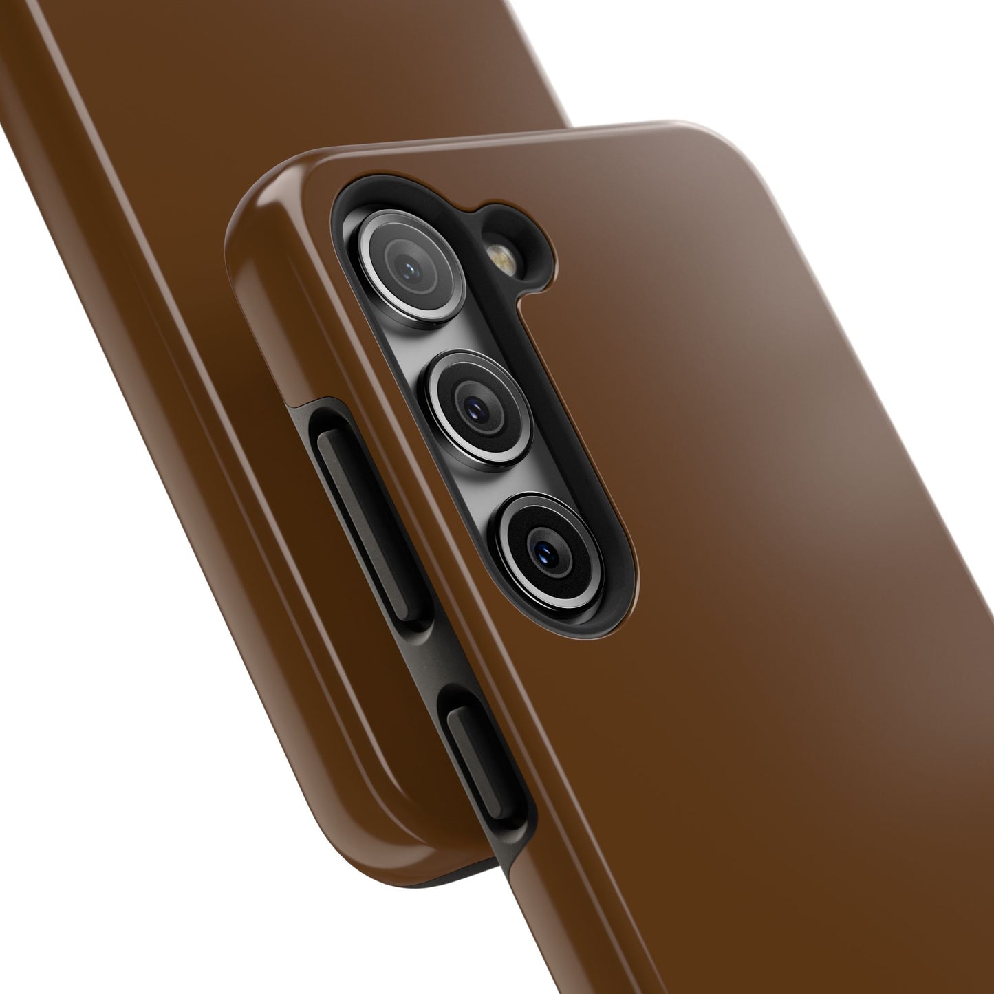 Brown Tough Phone Case — Rugged Shockproof iPhone Cover
