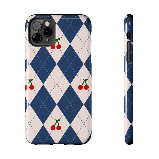 Charming Cherry Print Phone Cases | Cute Tough Cases for Teens, Stylish Accessories, Gift for Her, Birthday Gift, Unique Design