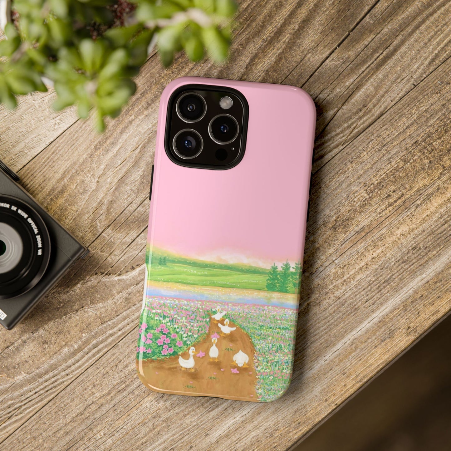 Pastel Floral Phone Case, Tough Cases for Nature Lovers, Cute Phone Accessories, Spring Gifts, Unique Mobile Covers