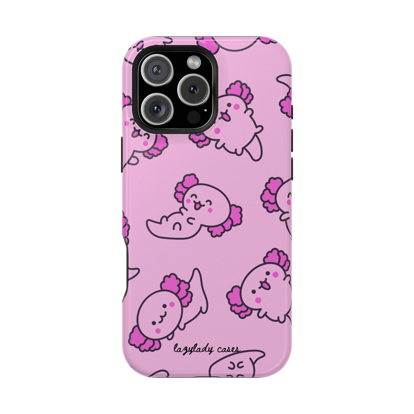 Cute Axolotl Magnetic Tough Case – Kawaii Phone Protection for Animal Lovers