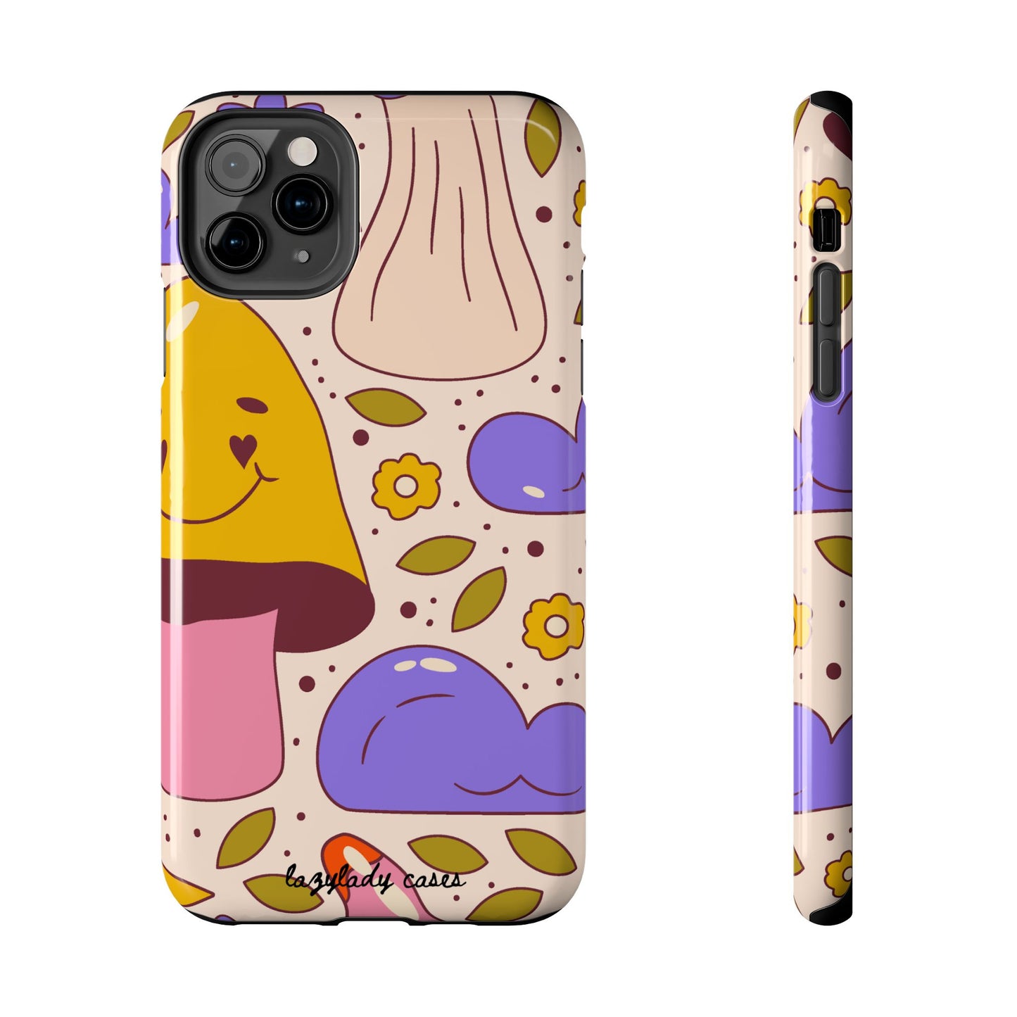 Whimsical Mushroom Phone Case - Tough & Fun Design for Nature Lovers