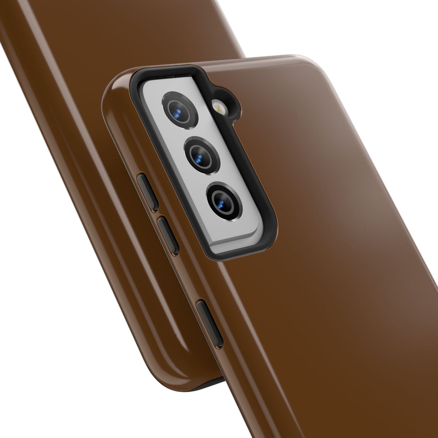Brown Tough Phone Case — Rugged Shockproof iPhone Cover