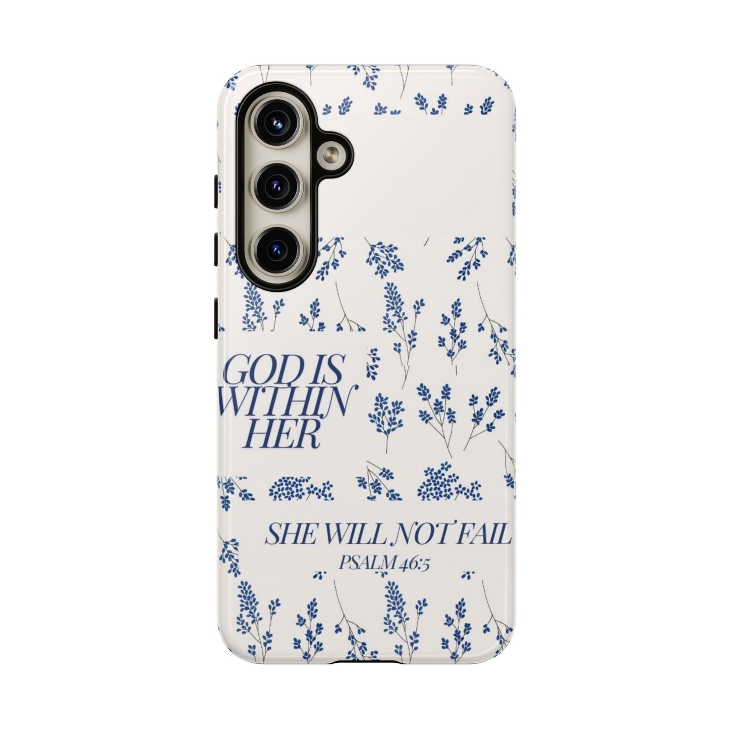 Within Her Cases - Floral Phone Case with Inspirational Quote, Motivational Gifts for Her, Bible Verse Design, Durable Case for iPhone, [...]