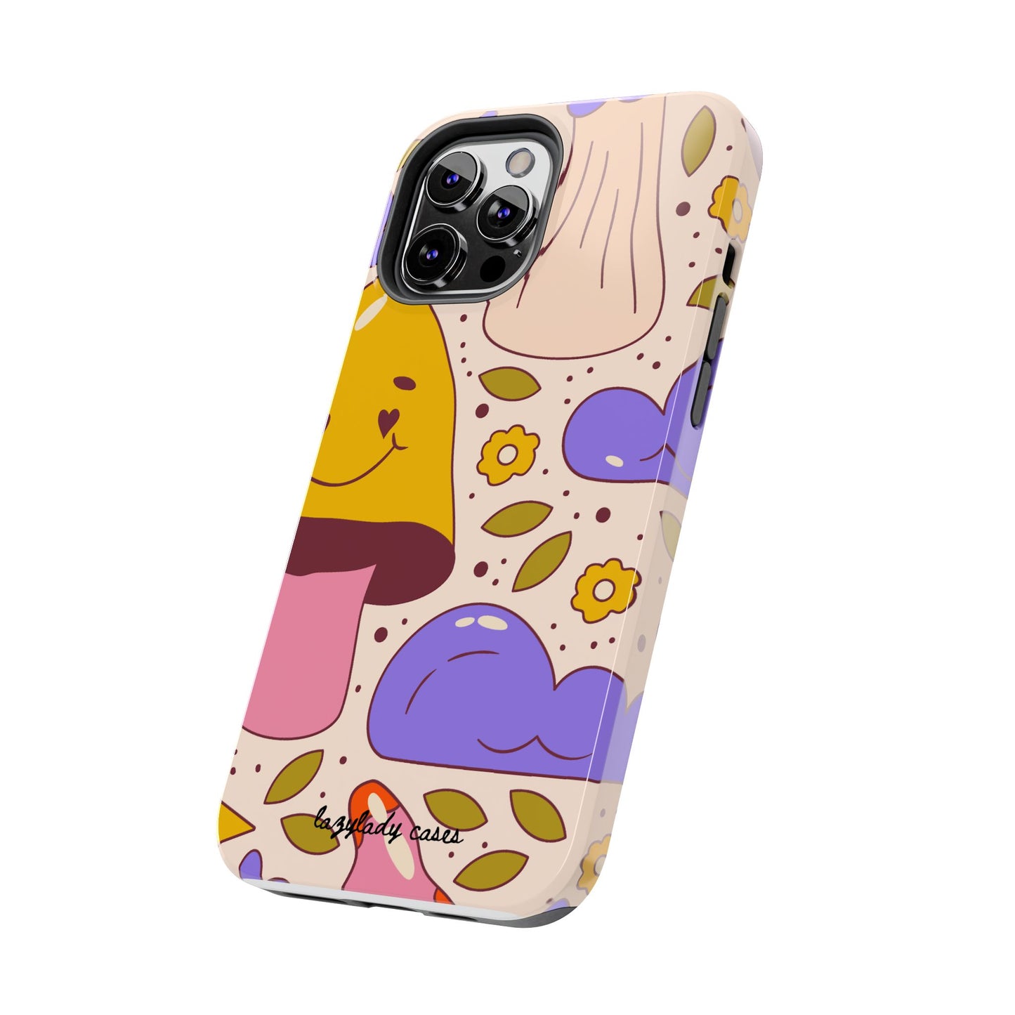 Whimsical Mushroom Phone Case - Tough & Fun Design for Nature Lovers