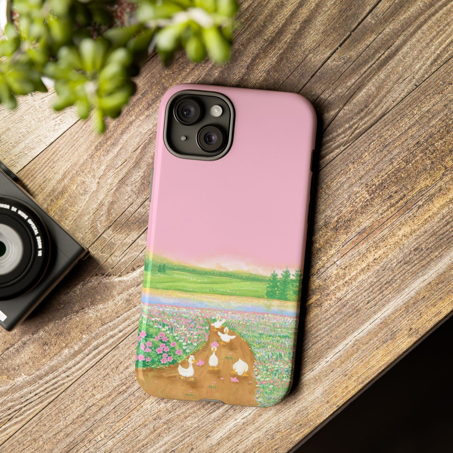 Pastel Floral Phone Case, Tough Cases for Nature Lovers, Cute Phone Accessories, Spring Gifts, Unique Mobile Covers