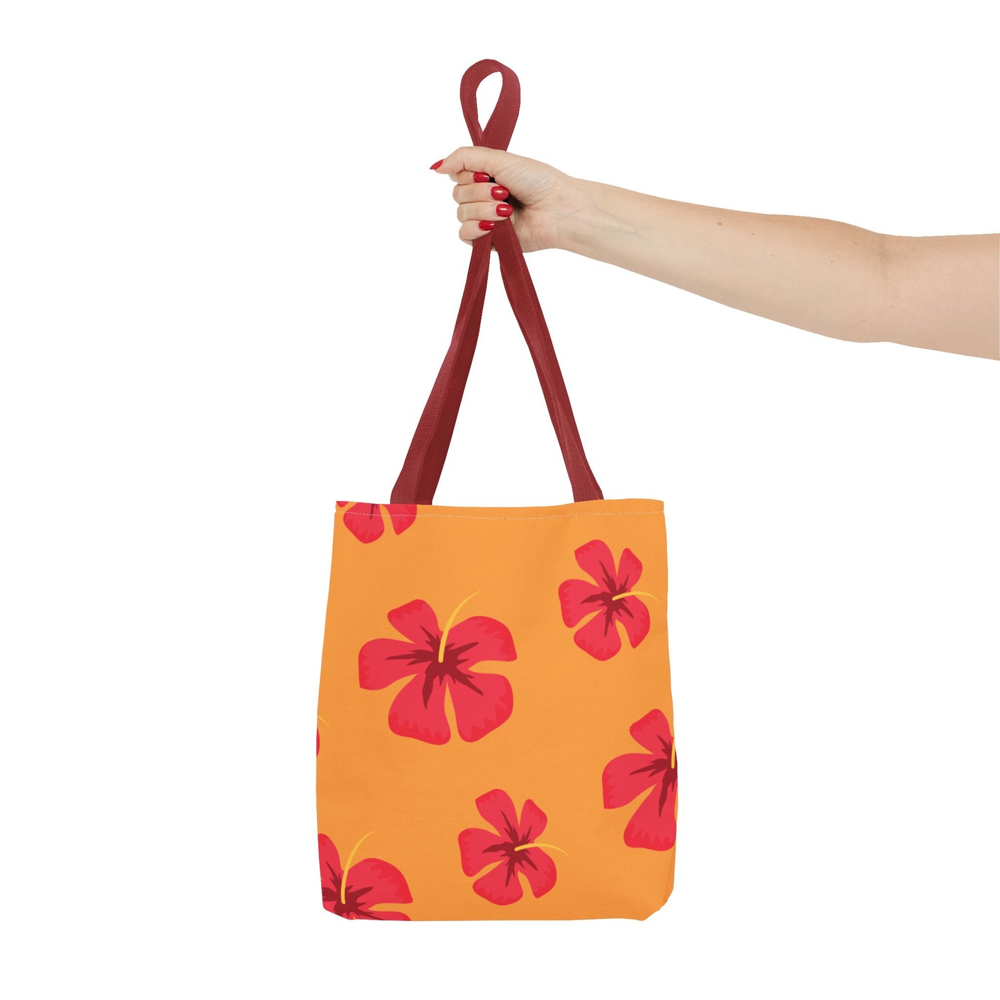 Tote Bag with Vibrant Floral Design - Perfect for Spring and Summer