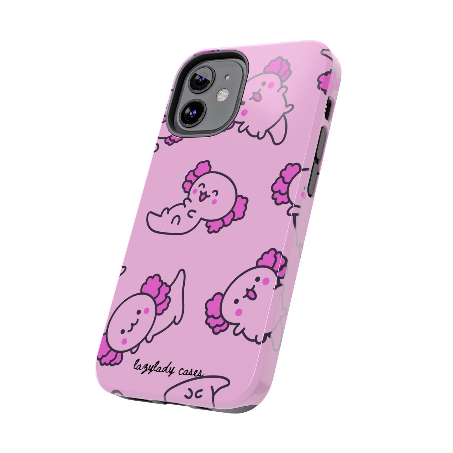 Cute Pink Sea Axo Phone Case - Tough & Stylish