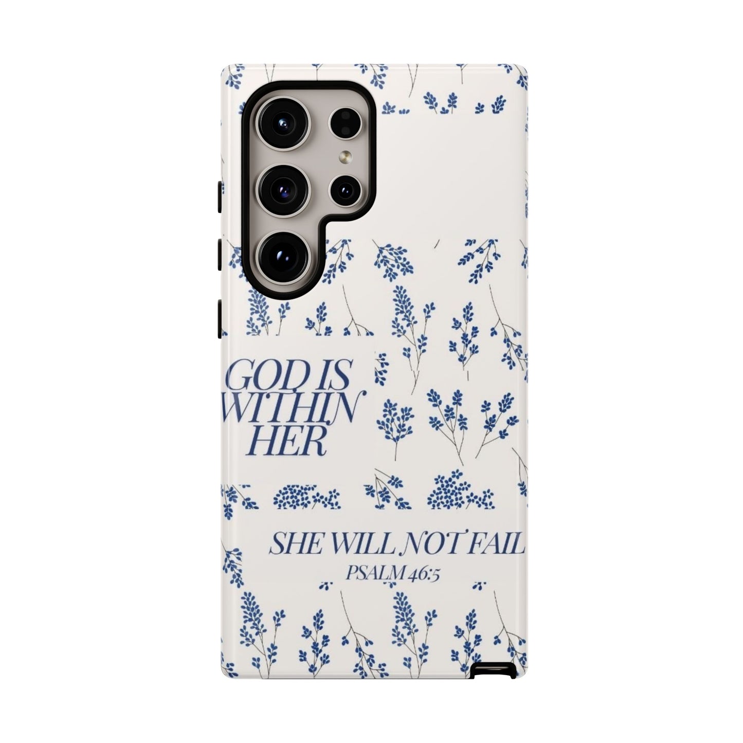 Within Her Cases - Floral Phone Case with Inspirational Quote, Motivational Gifts for Her, Bible Verse Design, Durable Case for iPhone, [...]