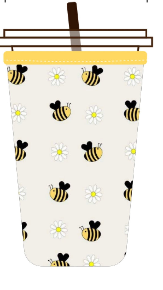 Bee cup sleeve