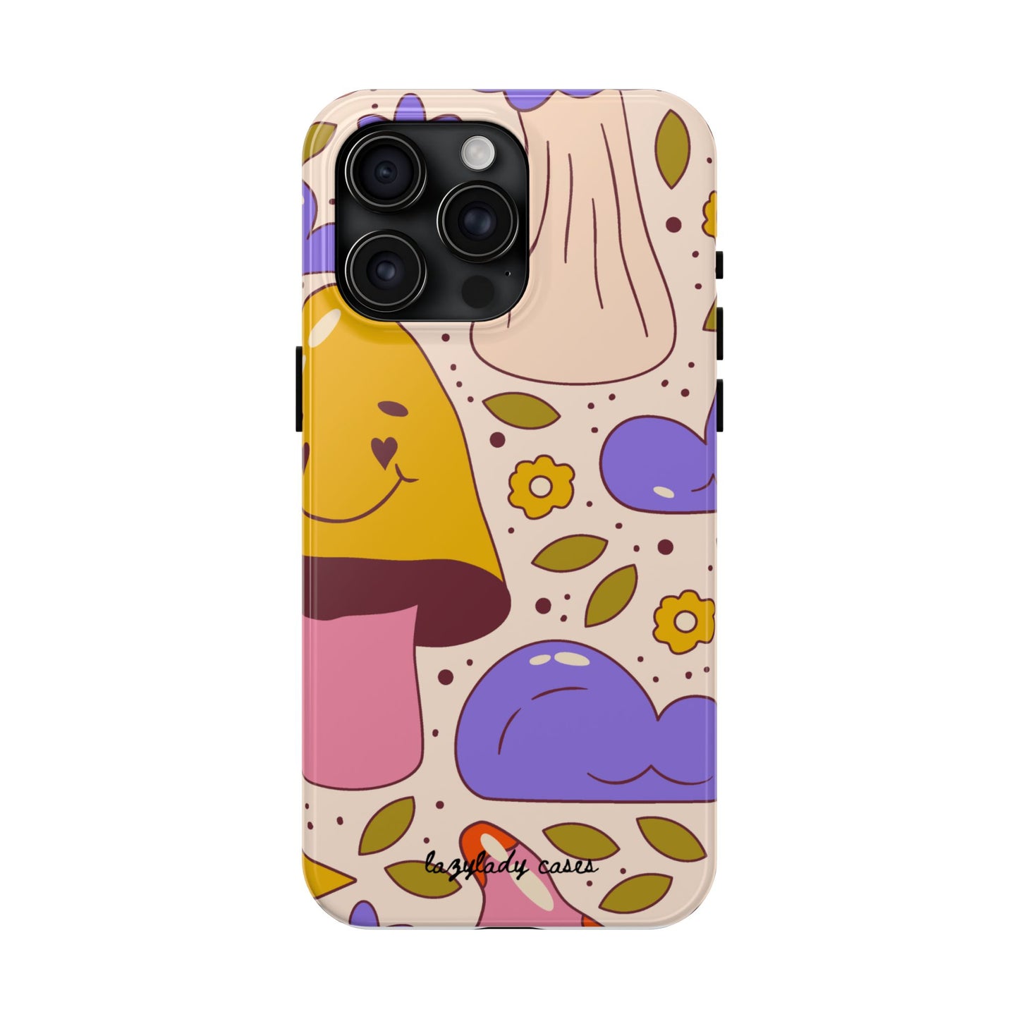 Whimsical Mushroom Phone Case - Tough & Fun Design for Nature Lovers
