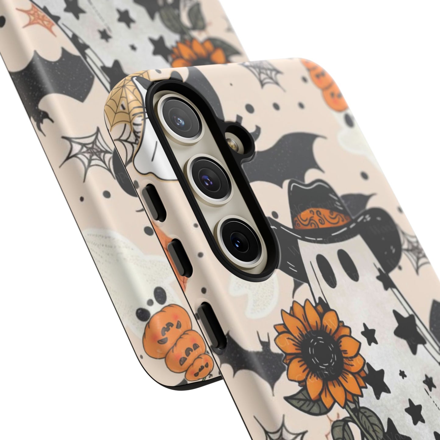 Cute Ghost Phone Case, Halloween Decor, Spooky Gift, Fall Accessories, Pumpkin Lover's Gift, Autumn Vibes, Trick or Treat