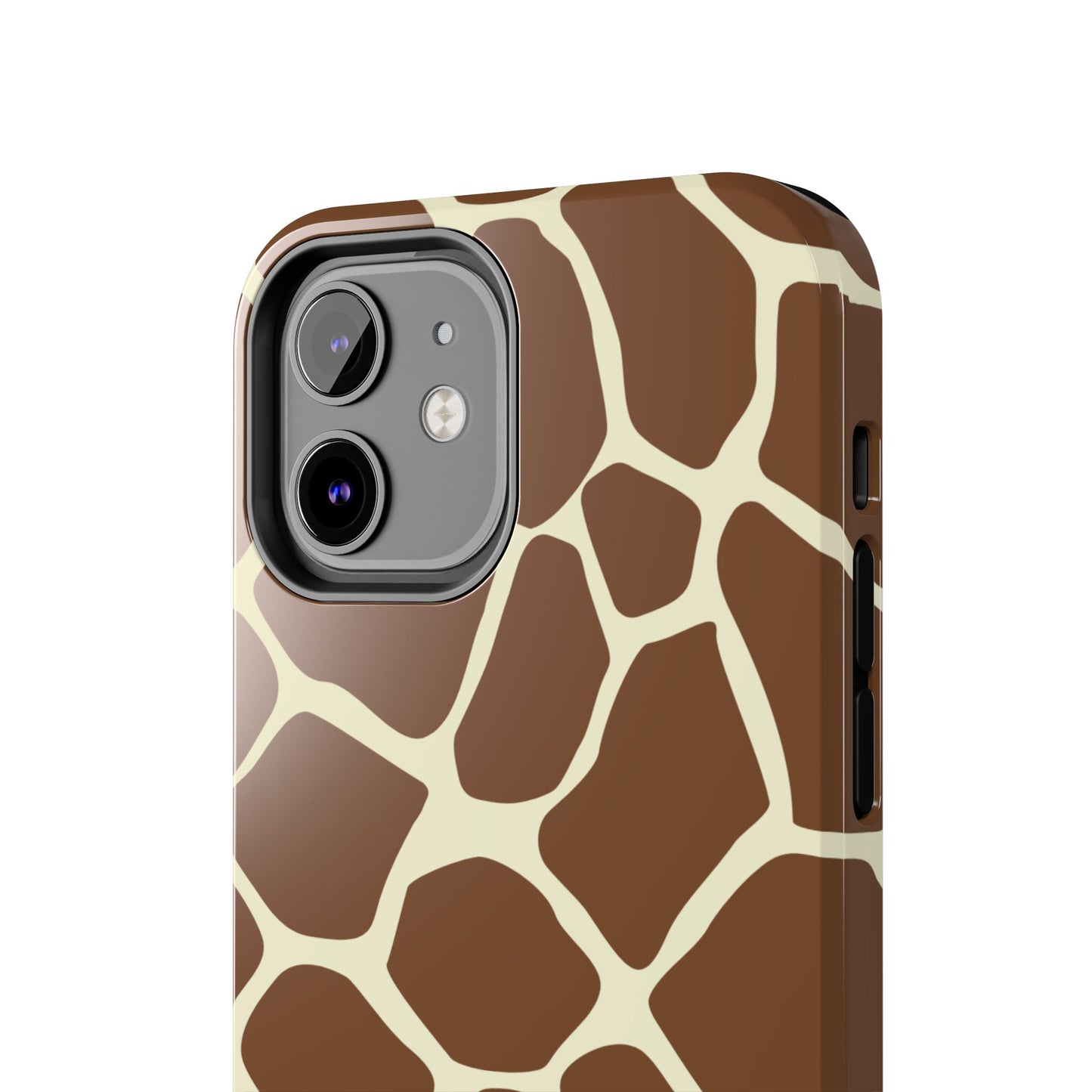 Giraffe Print Tough Phone Case for Animal Lovers