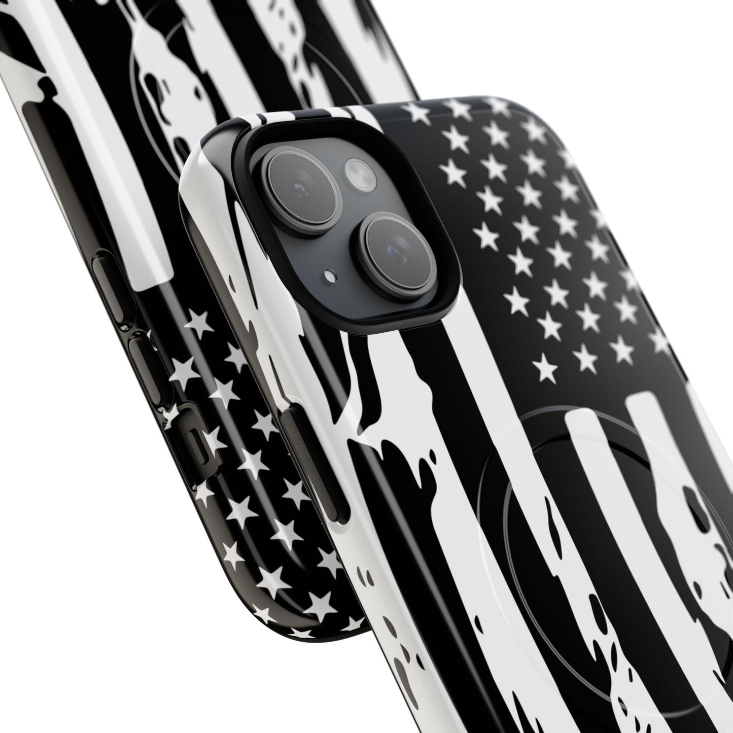 Tough Magnetic Phone Case - Vintage American Flag Design