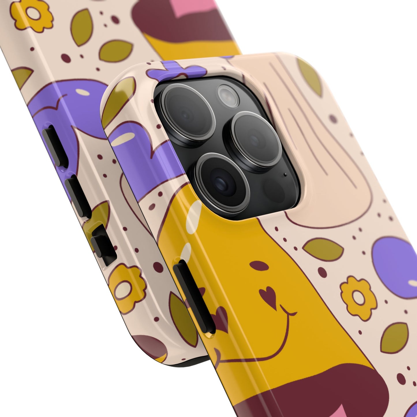 Whimsical Mushroom Phone Case - Tough & Fun Design for Nature Lovers