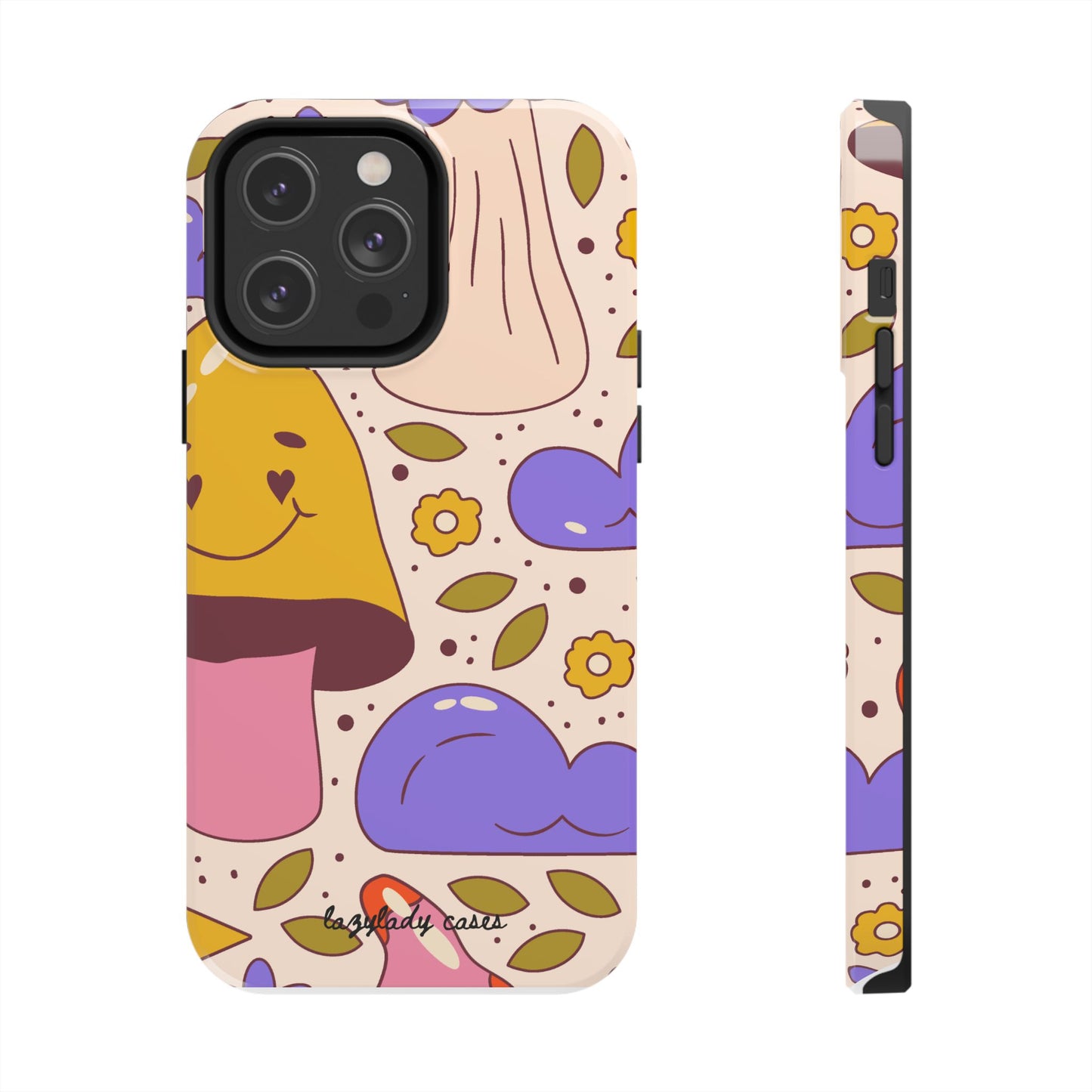 Whimsical Mushroom Phone Case - Tough & Fun Design for Nature Lovers