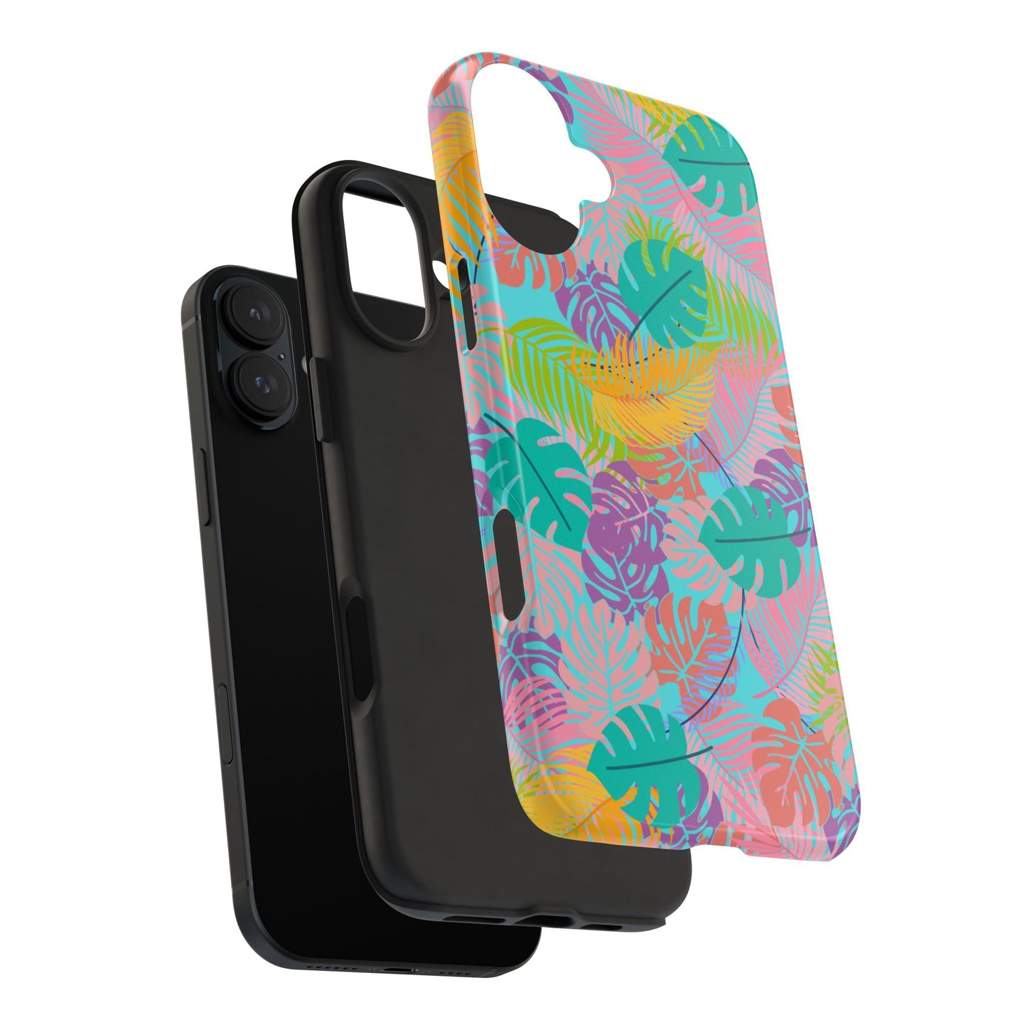 Tropical Jungle Phone Case - Funky Floral Design, Summer Accessory, Phone Protection, Gift for Nature Lovers, Stylish Phone Cover