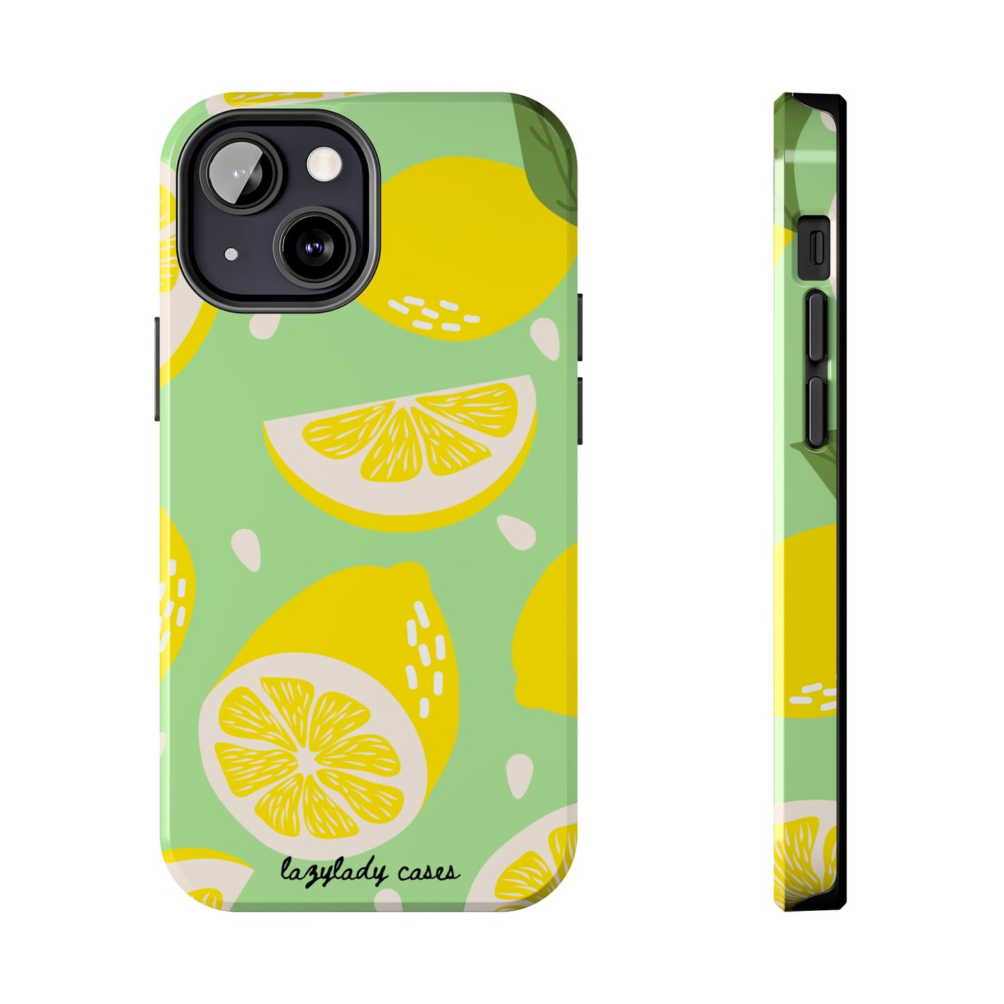 Lemon Slice Tough Phone Case - Vibrant, Durable Protection for Citrus Lovers
