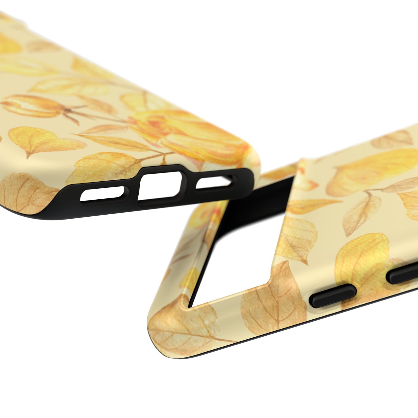 Yellow Dusk Tough Phone Case - Yellow Rose Design