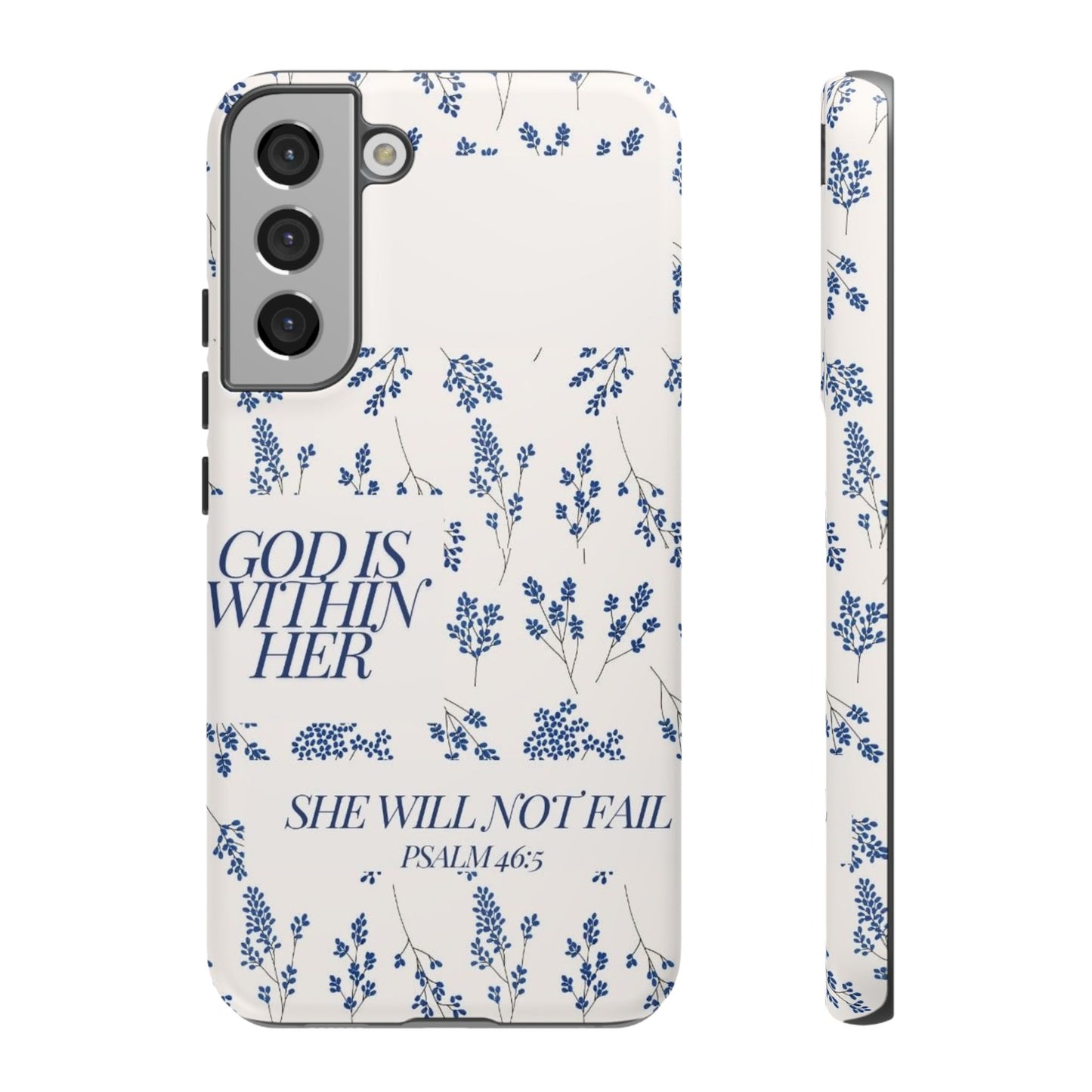 Within Her Cases - Floral Phone Case with Inspirational Quote, Motivational Gifts for Her, Bible Verse Design, Durable Case for iPhone, [...]