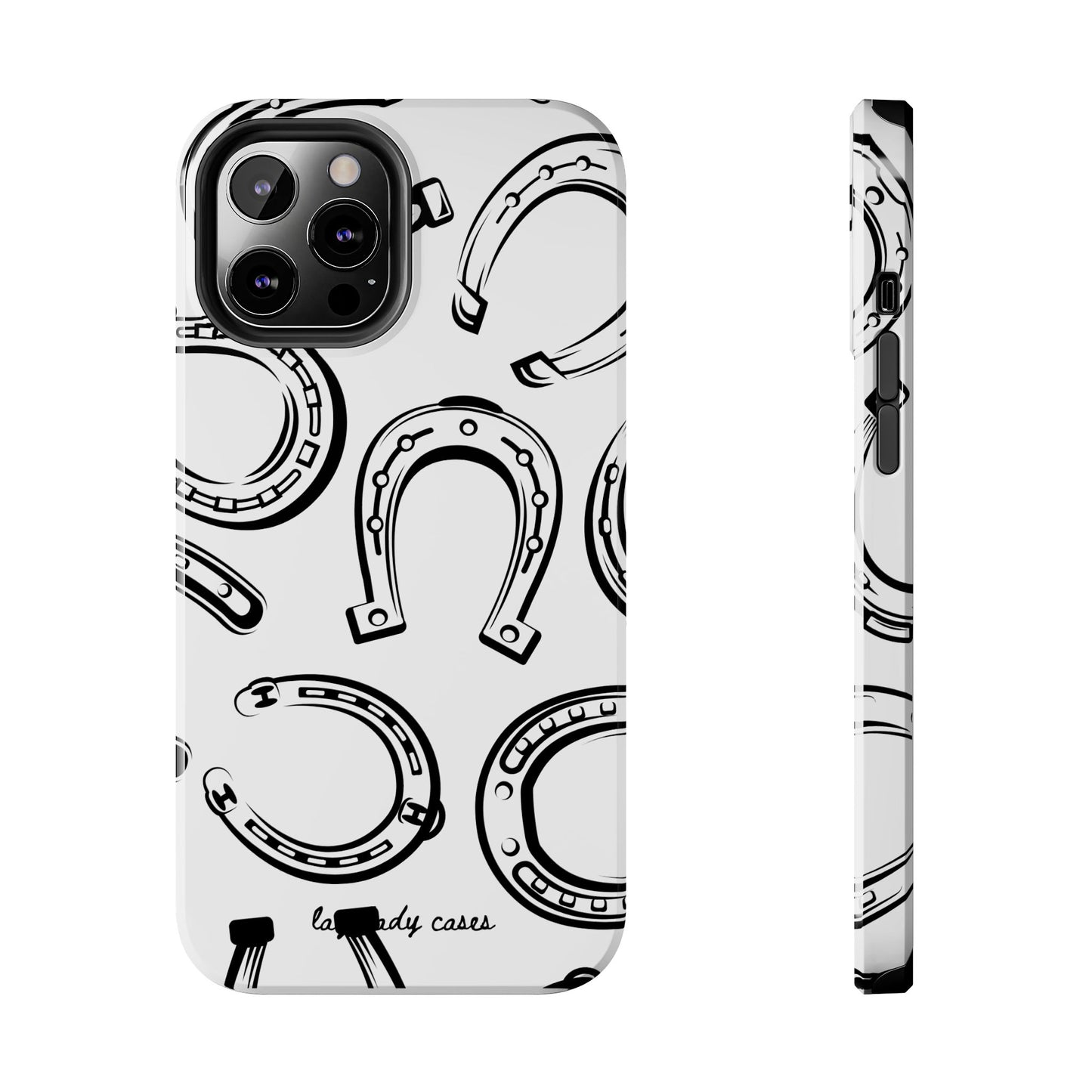 Horseshoe Tough Phone Case - Stylish Protection for Equestrian Lovers