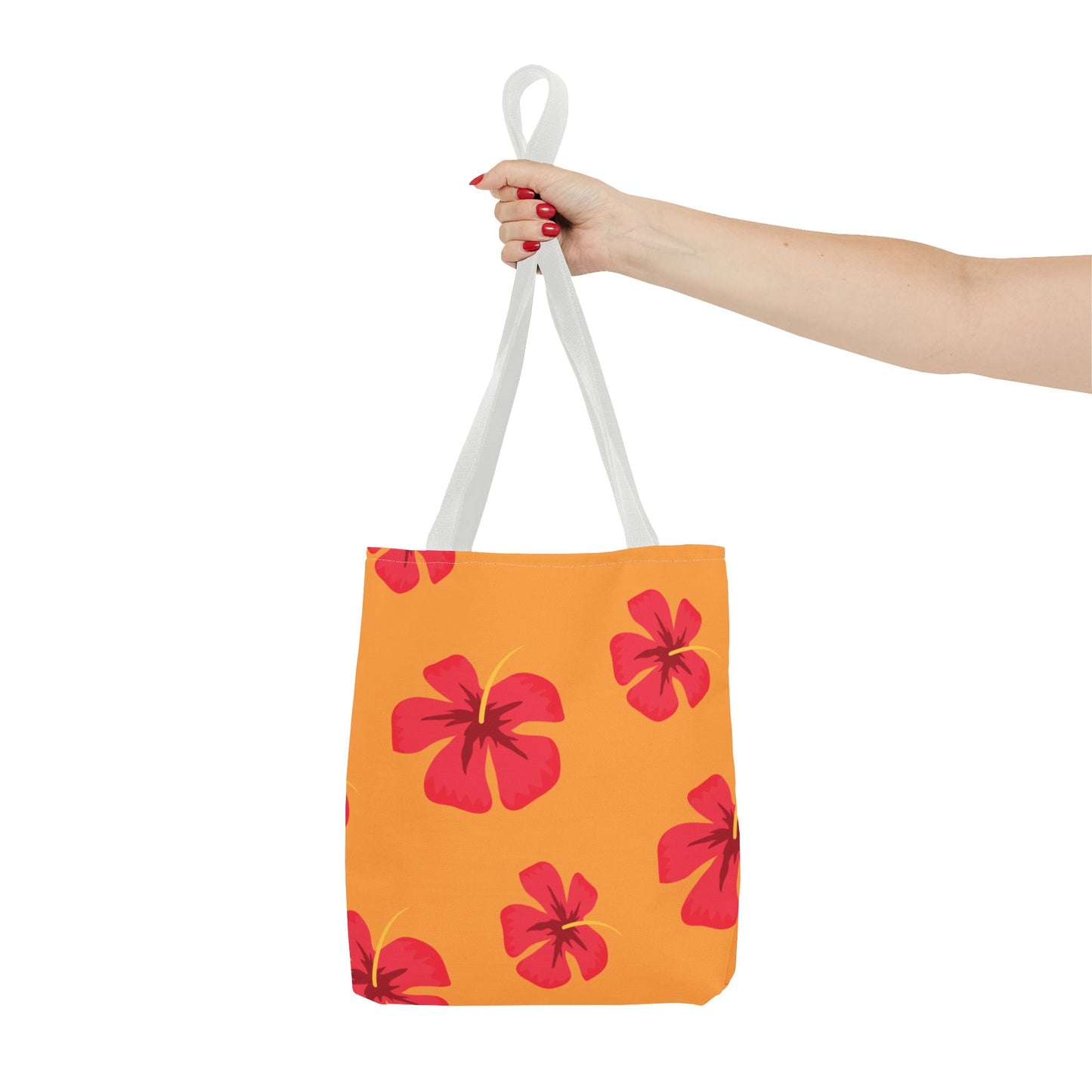 Tote Bag with Vibrant Floral Design - Perfect for Spring and Summer