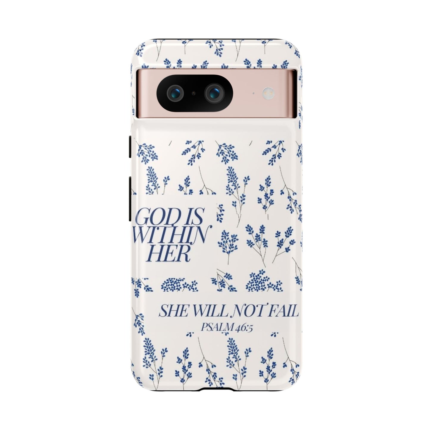 Within Her Cases - Floral Phone Case with Inspirational Quote, Motivational Gifts for Her, Bible Verse Design, Durable Case for iPhone, [...]