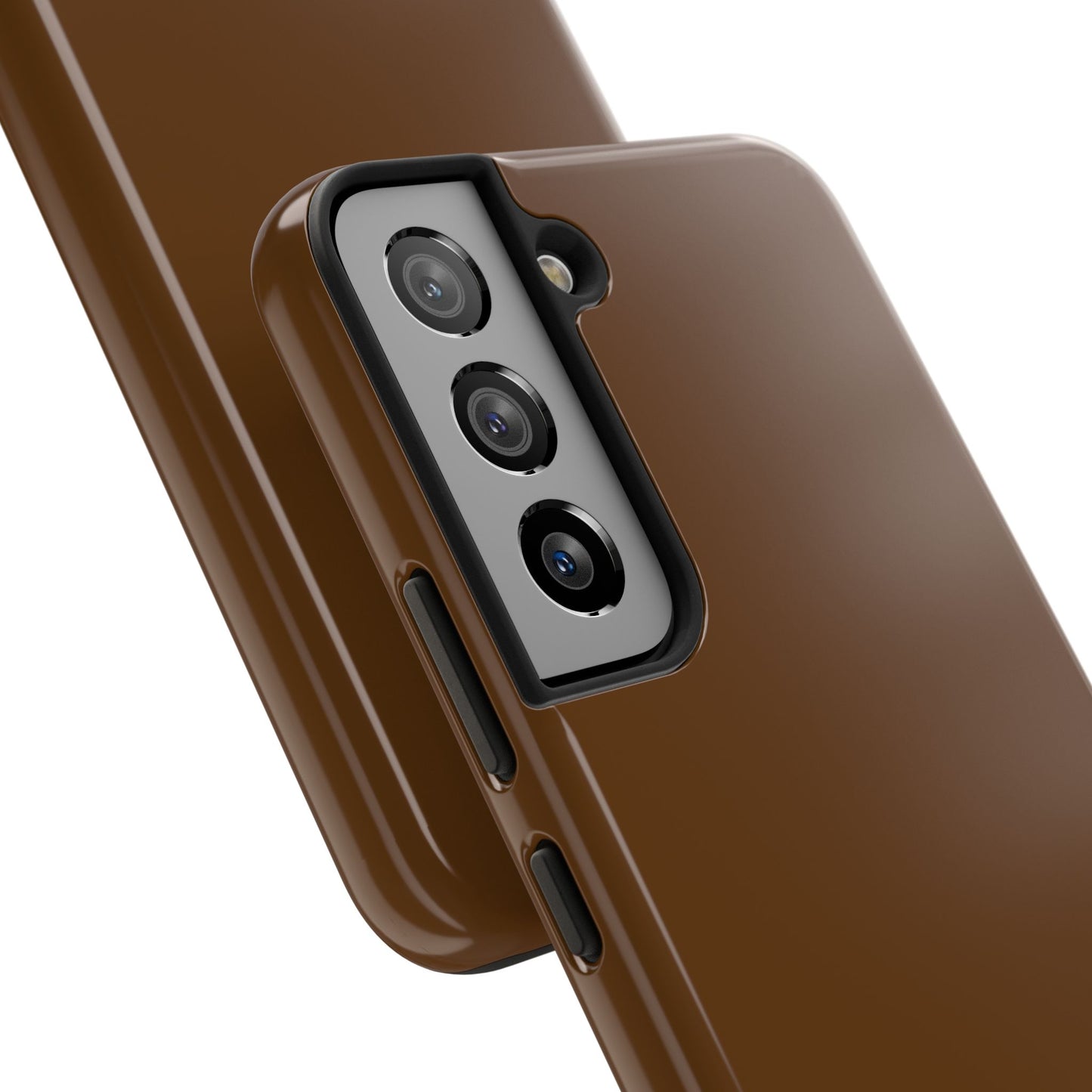 Brown Tough Phone Case — Rugged Shockproof iPhone Cover