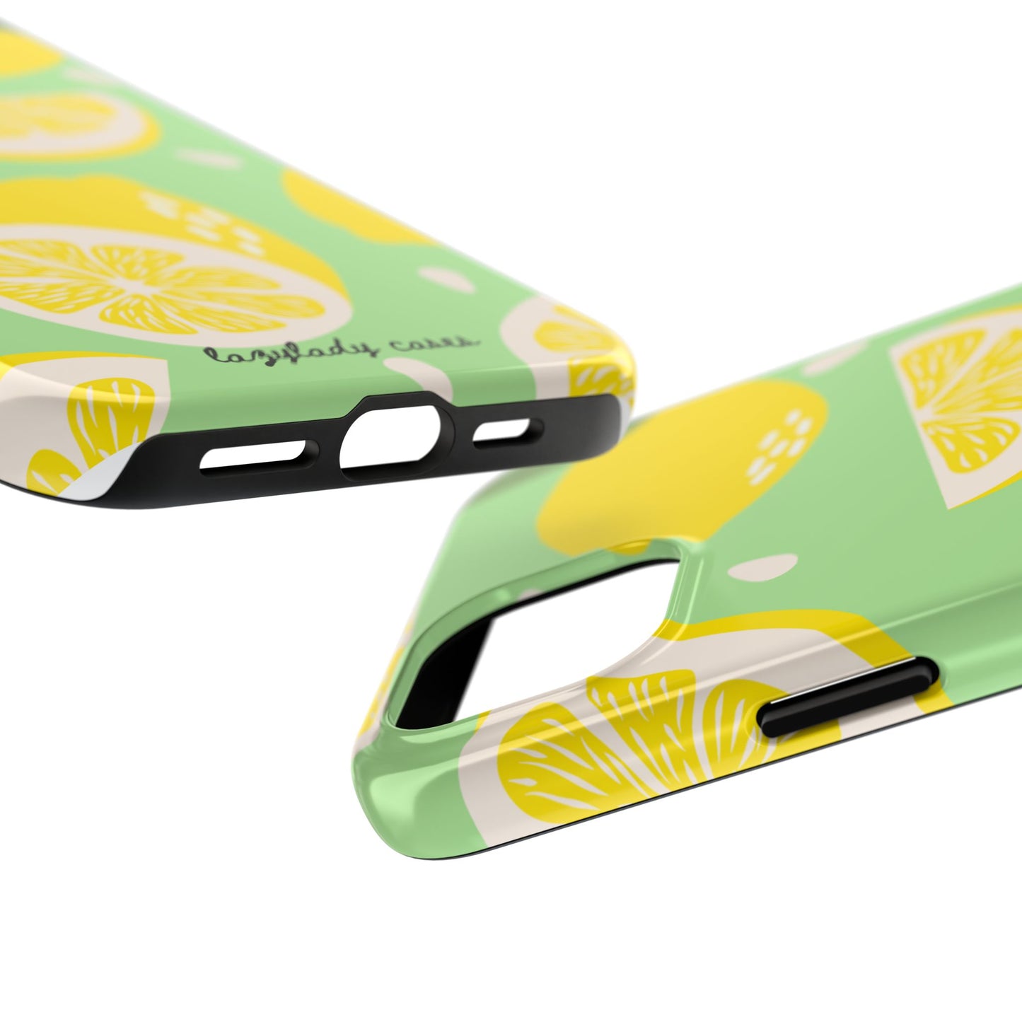 Lemon Slice Tough Phone Case - Vibrant, Durable Protection for Citrus Lovers