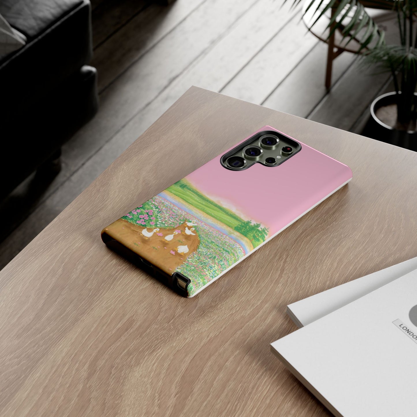 Pastel Floral Phone Case, Tough Cases for Nature Lovers, Cute Phone Accessories, Spring Gifts, Unique Mobile Covers