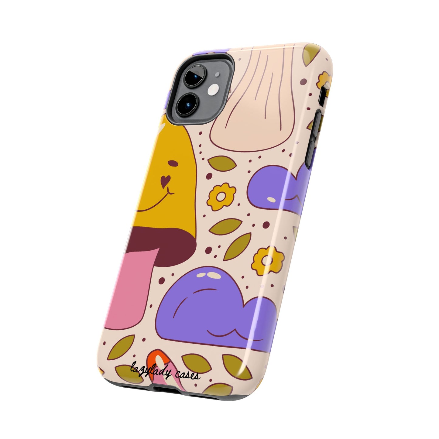 Whimsical Mushroom Phone Case - Tough & Fun Design for Nature Lovers