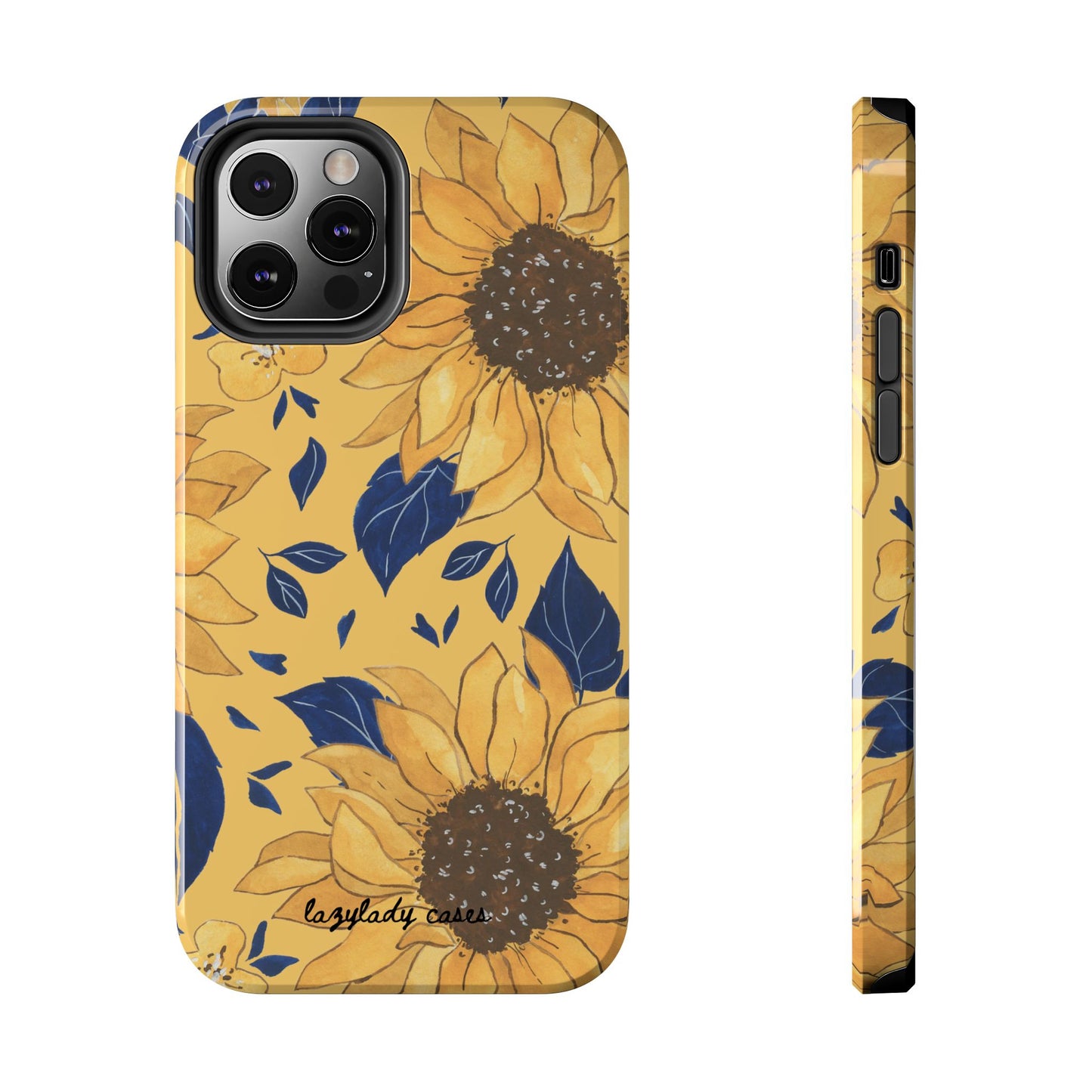 Sunflower Tough Phone Case - Durable Floral Design for Nature Lovers