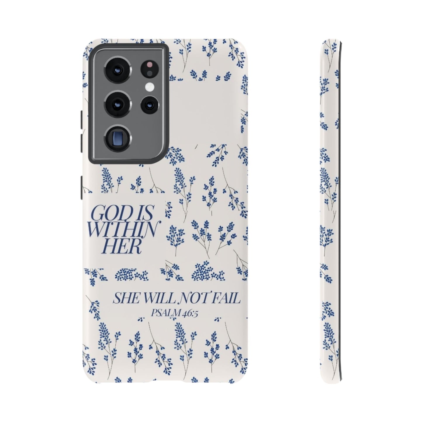Within Her Cases - Floral Phone Case with Inspirational Quote, Motivational Gifts for Her, Bible Verse Design, Durable Case for iPhone, [...]