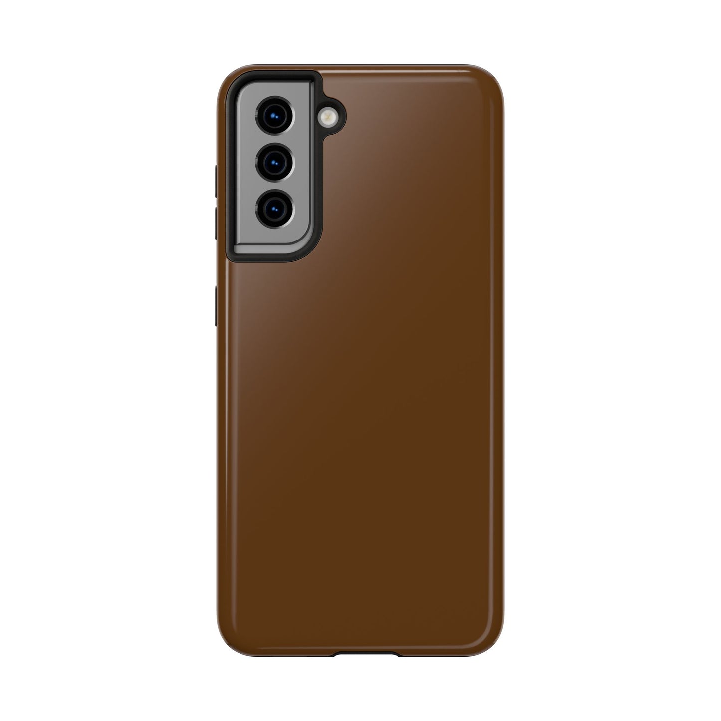 Brown Tough Phone Case — Rugged Shockproof iPhone Cover