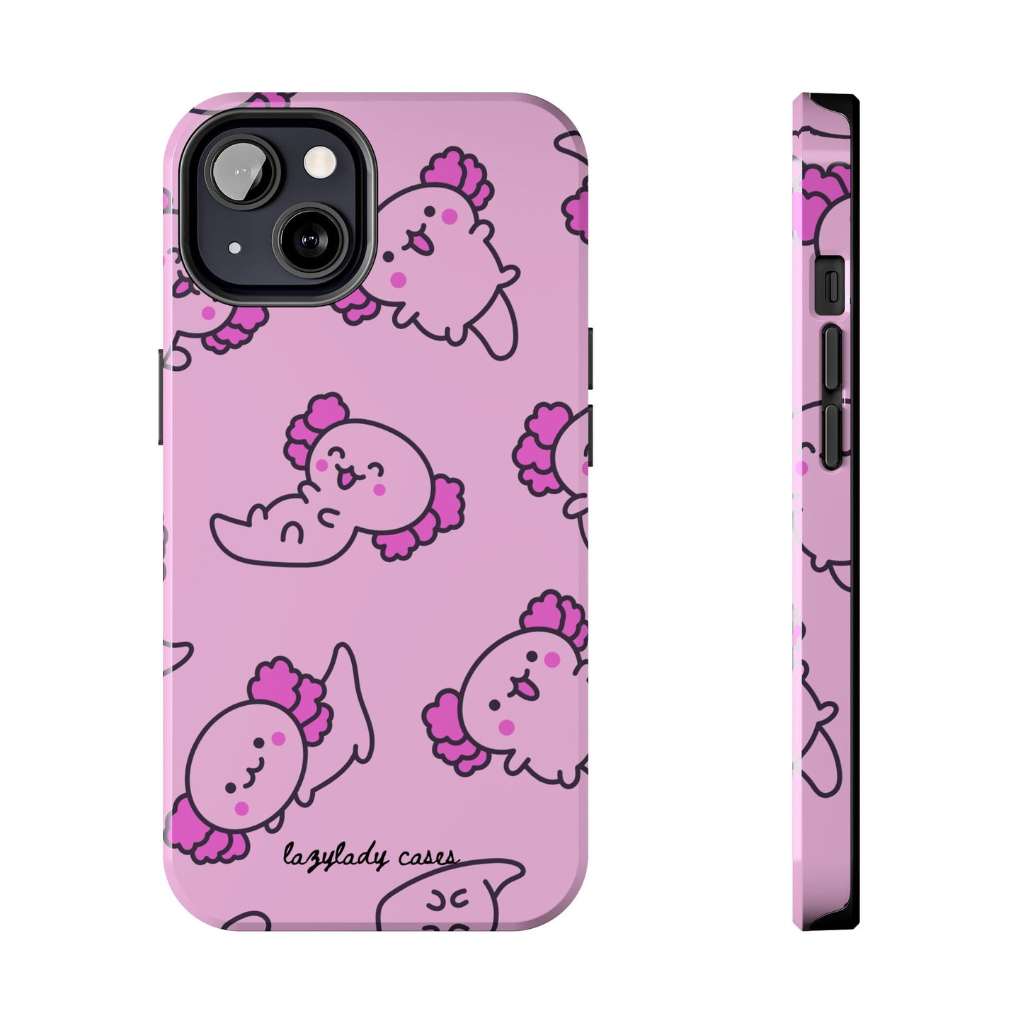 Cute Pink Sea Axo Phone Case - Tough & Stylish