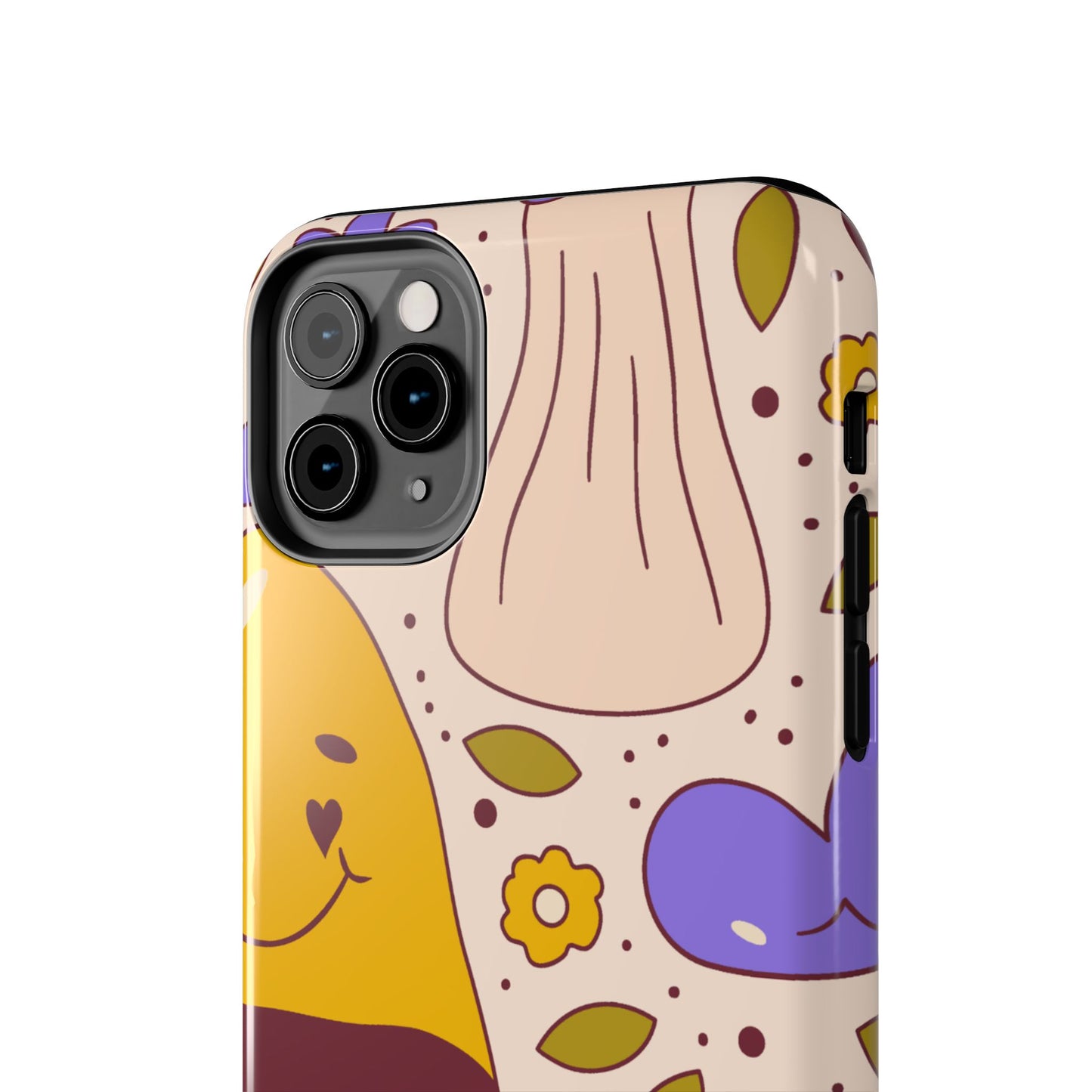 Whimsical Mushroom Phone Case - Tough & Fun Design for Nature Lovers