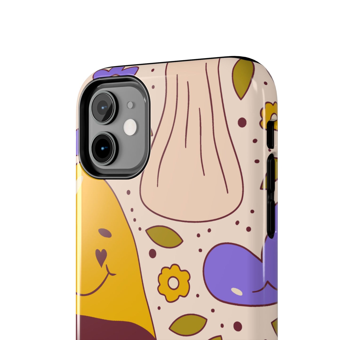 Whimsical Mushroom Phone Case - Tough & Fun Design for Nature Lovers