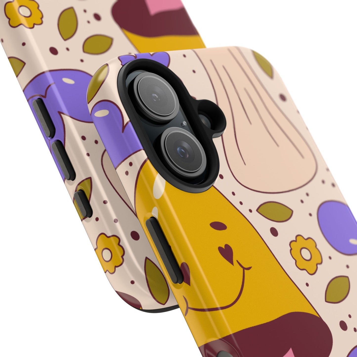 Whimsical Mushroom Phone Case - Tough & Fun Design for Nature Lovers