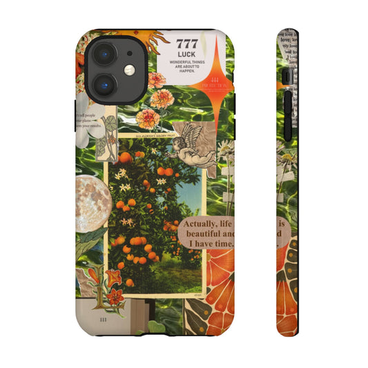 Tough Cases - Vibrant iPhone Case for Nature Lovers, Floral Phone Cover, Eco-Friendly, Inspirational Gift, Unique Phone Accessory