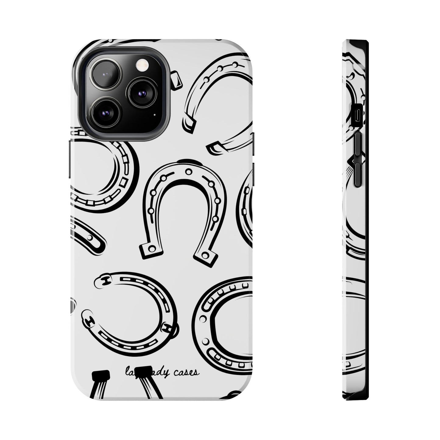 Horseshoe Tough Phone Case - Stylish Protection for Equestrian Lovers