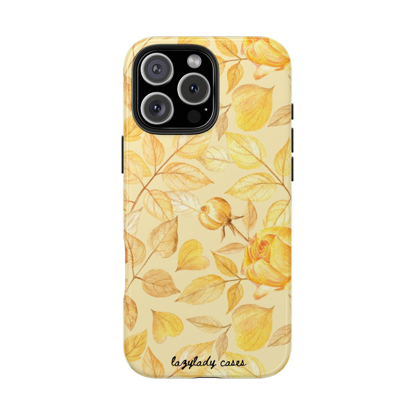 Yellow Dusk Tough Phone Case – Durable Protection with Yellow Roses Design