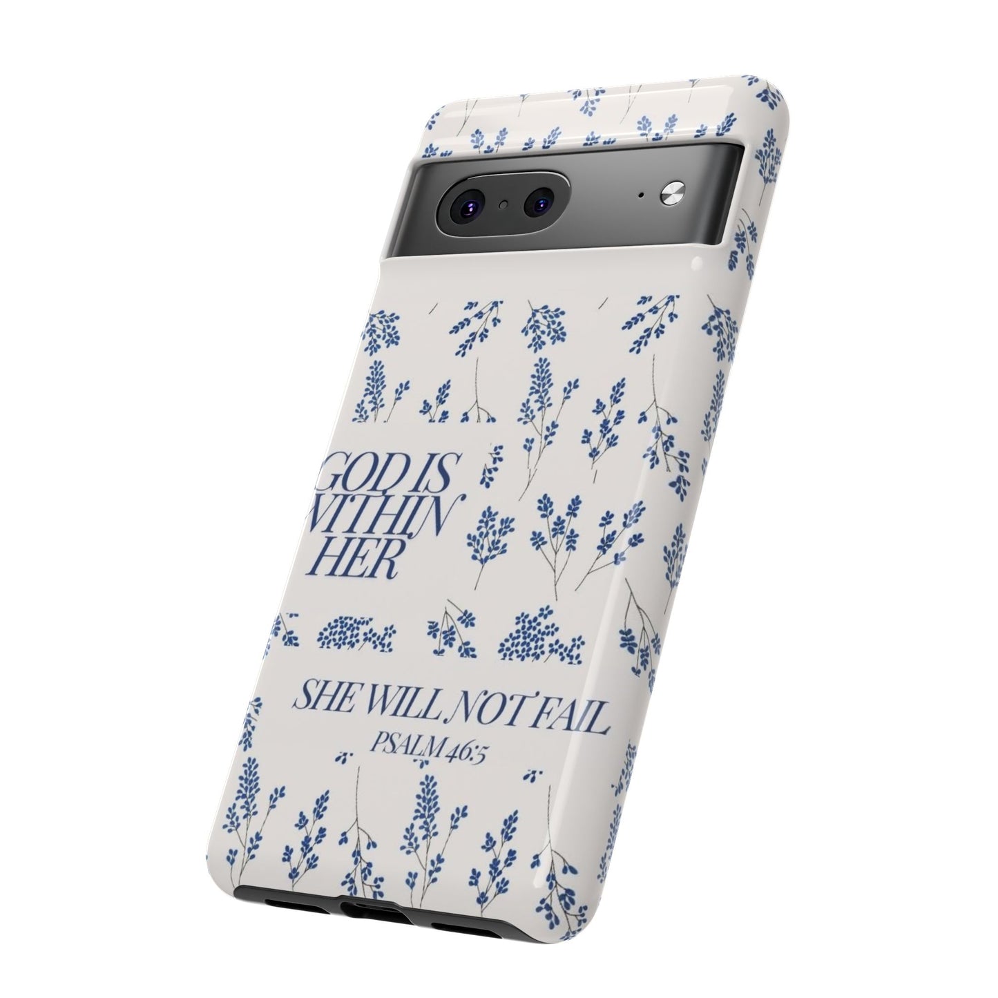 Within Her Cases - Floral Phone Case with Inspirational Quote, Motivational Gifts for Her, Bible Verse Design, Durable Case for iPhone, [...]