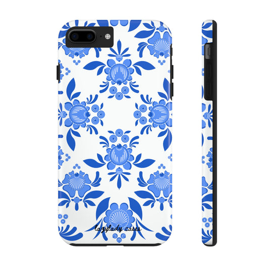 Floral Tough Phone Case - Stylish Protection for Everyday Use