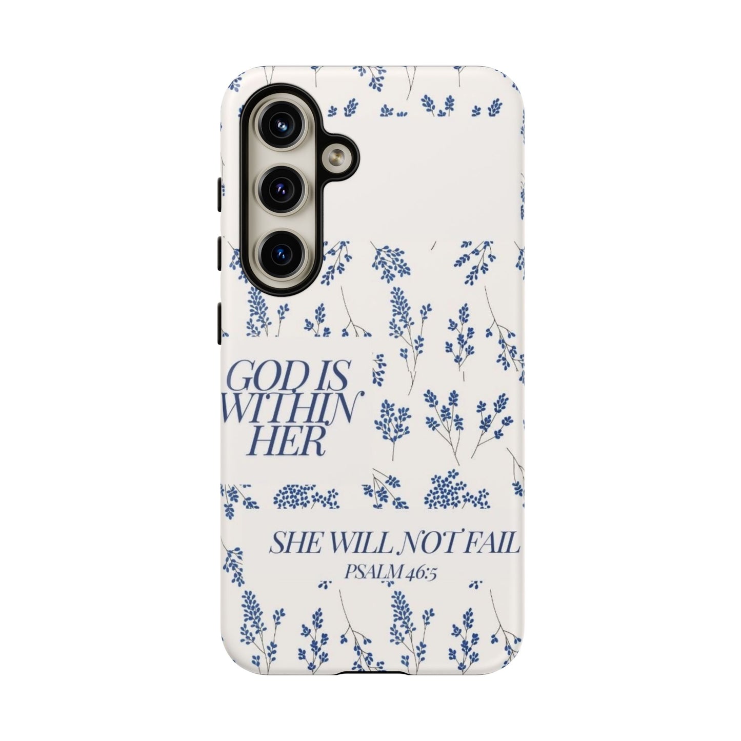 Within Her Cases - Floral Phone Case with Inspirational Quote, Motivational Gifts for Her, Bible Verse Design, Durable Case for iPhone, [...]