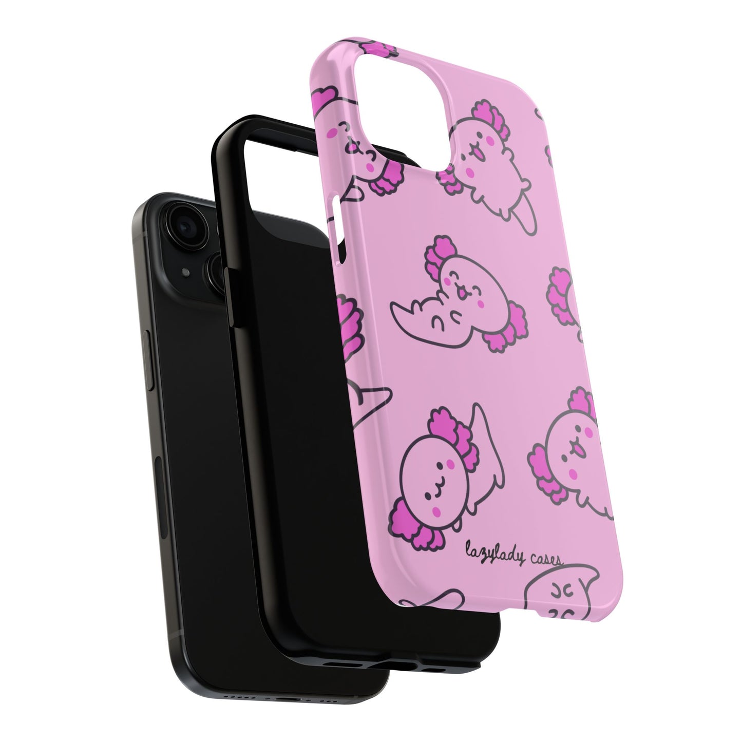 Cute Pink Sea Axo Phone Case - Tough & Stylish