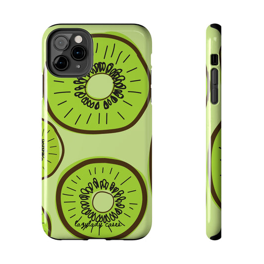 Kiwi Slice Tough Phone Case - Durable Protective Cover for Fruit Lovers