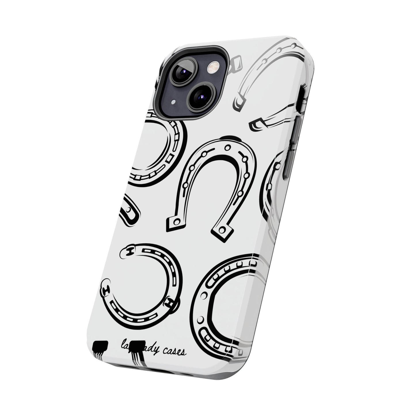 Horseshoe Tough Phone Case - Stylish Protection for Equestrian Lovers