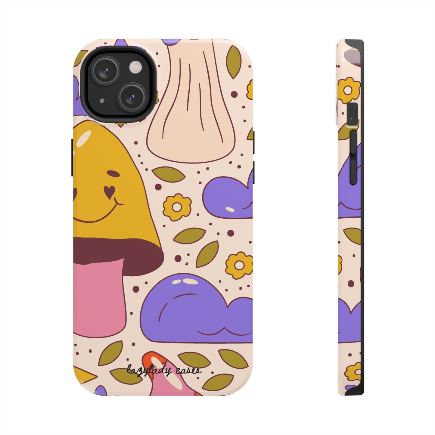 Whimsical Mushroom Phone Case - Tough & Fun Design for Nature Lovers